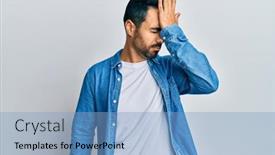  Presentation with young man wearing a hat - Amazing presentation having young-hispanic-man-wearing-casual backdrop and a light blue colored foreground