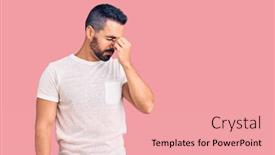  Presentation with young man wearing a hat - Presentation design consisting of young-hispanic-man-wearing-casual background and a lemonade colored foreground