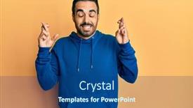  Presentation with hispanic - Colorful slide set enhanced with young-hispanic-man-wearing-casual backdrop and a ocean colored foreground