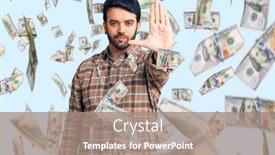  Presentation with sing - Cool new presentation with young-hispanic-man-wearing-casual backdrop and a coral colored foreground