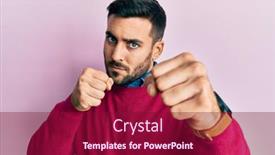  Presentation with violence - Audience pleasing theme consisting of young-hispanic-man-wearing-casual backdrop and a violet colored foreground