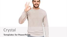  Presentation with hispanic - Audience pleasing PPT theme consisting of young-hispanic-man-wearing-casual backdrop and a  colored foreground