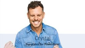  Presentation with denim - PPT layouts enhanced with young-hispanic-man-wearing-casual background and a light blue colored foreground