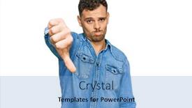  Presentation with denim - Audience pleasing presentation theme consisting of young-hispanic-man-wearing-casual backdrop and a light blue colored foreground