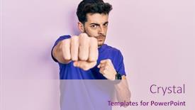  Presentation with violence - Amazing presentation design having young-hispanic-man-wearing-casual backdrop and a lemonade colored foreground