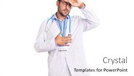  Presentation with flu virus - Audience pleasing PPT theme consisting of young-hispanic-man-wearing-doctor backdrop and a white colored foreground