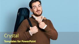  Presentation with guitar - Slide deck having young-hispanic-man-wearing-guitar background and a tawny brown colored foreground