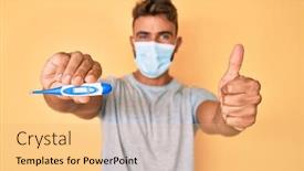  Presentation with medical sign - Slides enhanced with young-hispanic-man-wearing-medical background and a yellow colored foreground