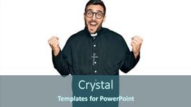  Presentation with hispanic - Cool new theme with young-hispanic-man-wearing-priest backdrop and a ocean colored foreground