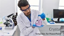  Presentation with test tube laboratory - 