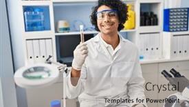  Presentation with test tube laboratory - 