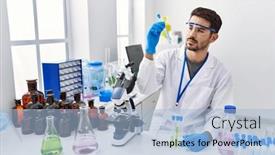  Presentation with test tube laboratory - 