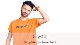  Presentation with question word - PPT theme enhanced with young-hispanic-man-wearing-t background and a lemonade colored foreground