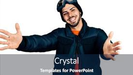  Presentation with beard - Presentation having young-hispanic-man-with-beard background and a  colored foreground