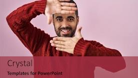  Presentation with frame pink - 