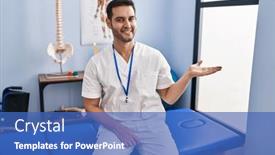  Presentation with recovery - Theme enhanced with young-hispanic-man-with-beard background and a teal colored foreground