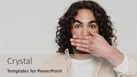  Presentation with long hair man - 