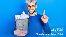  Presentation with modern - PPT theme having young-hispanic-man-with-modern background and a teal colored foreground