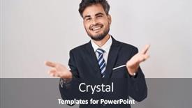  Presentation with acceptance - Slide set having young-hispanic-man-with-tattoos background and a wine colored foreground