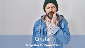  Presentation with wool - Slide deck enhanced with young-hispanic-man-with-tattoos background and a  colored foreground