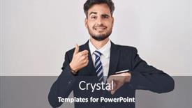  Presentation with conflict - Slides consisting of young-hispanic-man-with-tattoos background and a tawny brown colored foreground