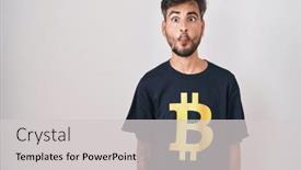  Presentation with bitcoin - Theme featuring young-hispanic-man-with-tattoos background and a light gray colored foreground