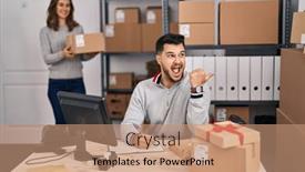  Presentation with young happy people smiling - 