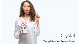  Presentation with hypertension at a young age - Slide deck consisting of young hispanic real state agent background and a cool aqua colored foreground