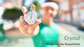  Presentation with college education happy smiling - Colorful presentation theme enhanced with young-hispanic-sportsman-smiling-happy backdrop and a cyan colored foreground