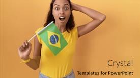  Presentation with woman hands open - 