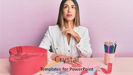  Presentation with valentine - Theme with young-hispanic-woman-making-valentine background and a  colored foreground