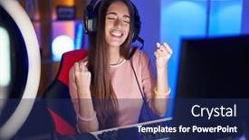  Presentation with video games playing - 