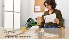  Presentation with paperwork - 