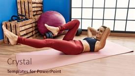  Presentation with exercise sport - 