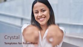  Presentation with confident young hispanic woman - 