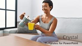  Presentation with confident young hispanic woman - 