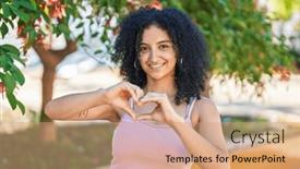  Presentation with hands heart - 