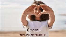  Presentation with hands heart - 