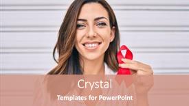  Presentation with hiv - Theme consisting of young-hispanic-woman-smiling-happy background and a coral colored foreground