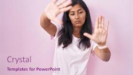  Presentation with frame pink - 