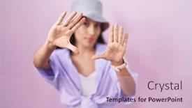  Presentation with frame pink - 