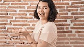  Presentation with woman hands open - 