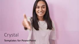  Presentation with business pink - 