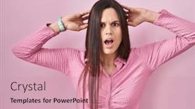  Presentation with woman hands open - 