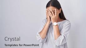  Presentation with woman crying - 