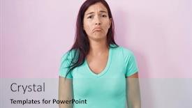  Presentation with woman crying - 