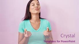  Presentation with pink business - 