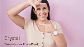  Presentation with frame pink - 