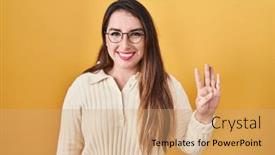  Presentation with confident young hispanic woman - 