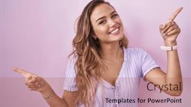  Presentation with confident young hispanic woman - 